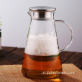 2L скляний глечик Носик графин для води, домашній сік, холодний чай